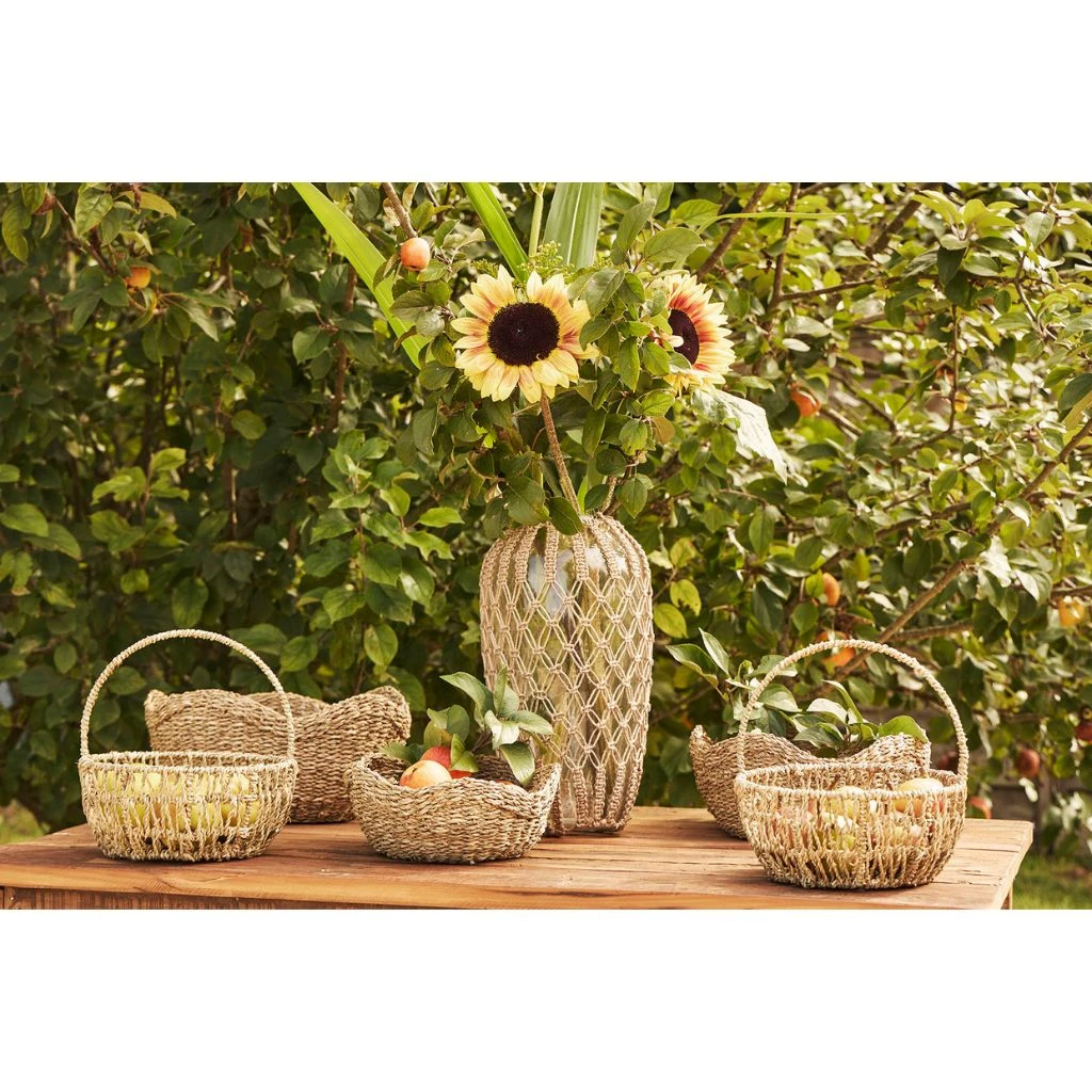 Corbeille (x3) En Jonc De Mer - Recif 2 Corbeille (x3) En Jonc De Mer - Recif – Image 2