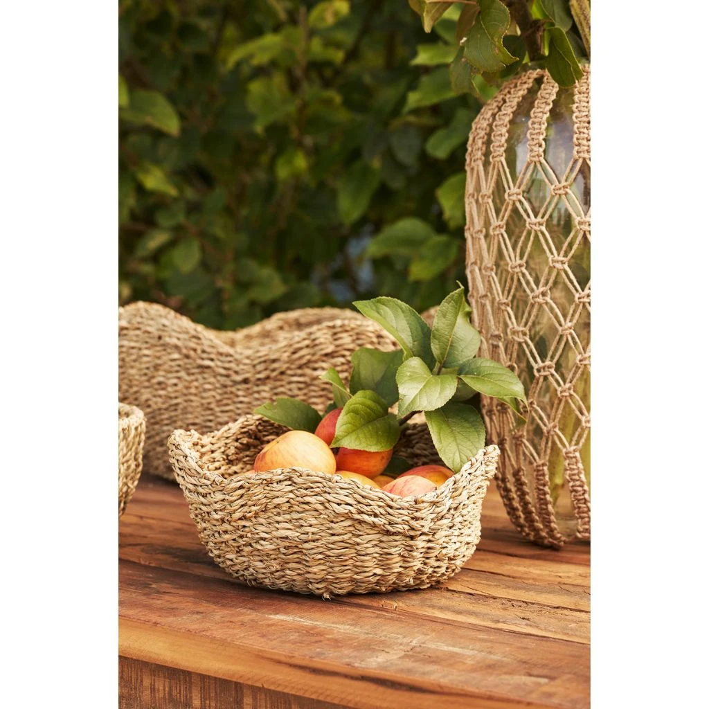 Corbeille (x3) En Jonc De Mer - Recif 5 Corbeille (x3) En Jonc De Mer - Recif – Image 5