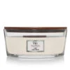 WoodWick Bougie Ellipse Parfumée Linge Propre