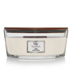 WoodWick Bougie Ellipse Parfumée Linge Propre