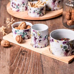 Service Apéritif 4 Pièces En Céramique - Garden 6 Service Apéritif 4 Pièces En Céramique - Garden -Magasin Général Pour La Maison 656285 frn04 web