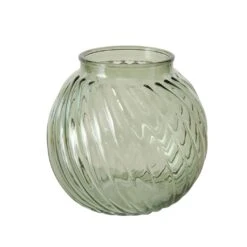 Vase En Verre émeraude H14cm - Valea