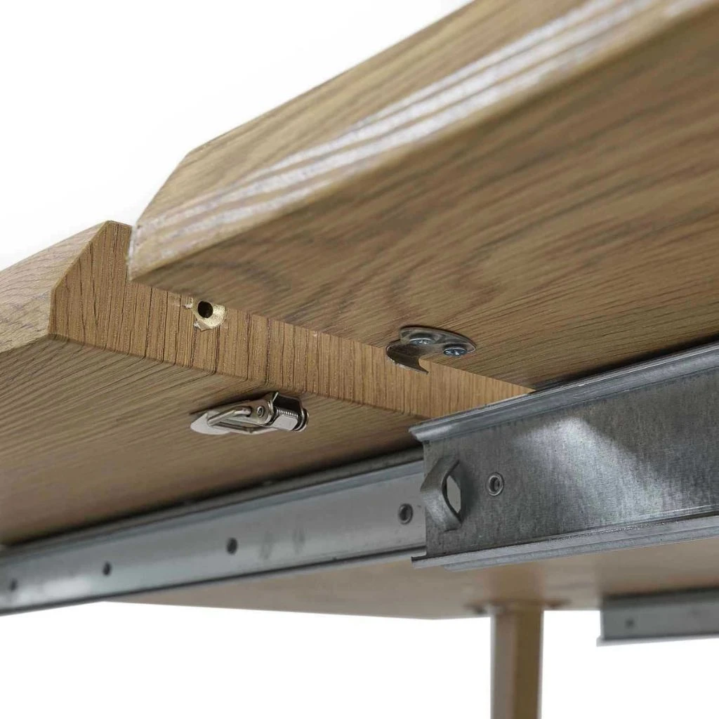 Table à Manger Extensible En Bois 160-210x90cm - Calypso 4 Table à Manger Extensible En Bois 160-210x90cm - Calypso – Image 4