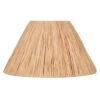 Abat-jour Conique En Raphia Naturel D30cm