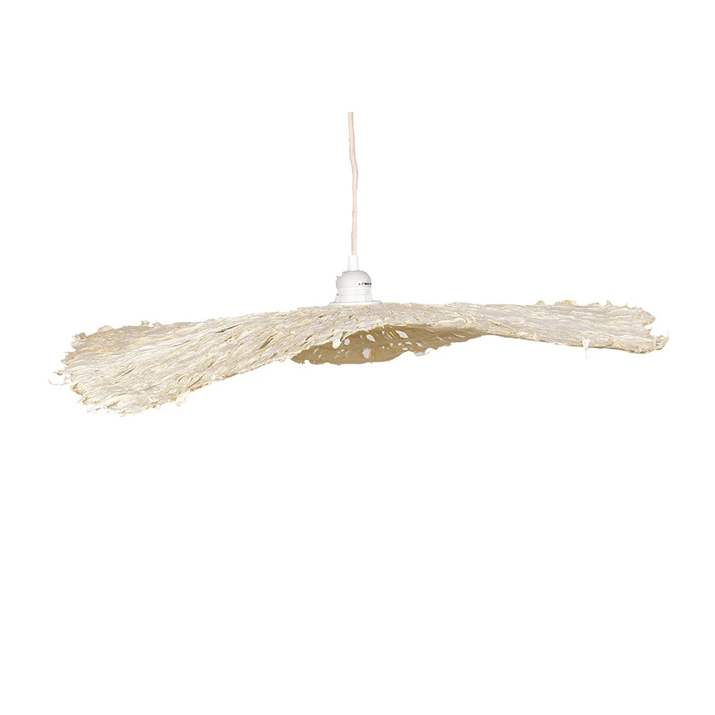 Abat-jour Pour Suspension Blanc Non électrifié D60cm - Louisette 2 Abat-jour Pour Suspension Blanc Non électrifié D60cm - Louisette – Image 2