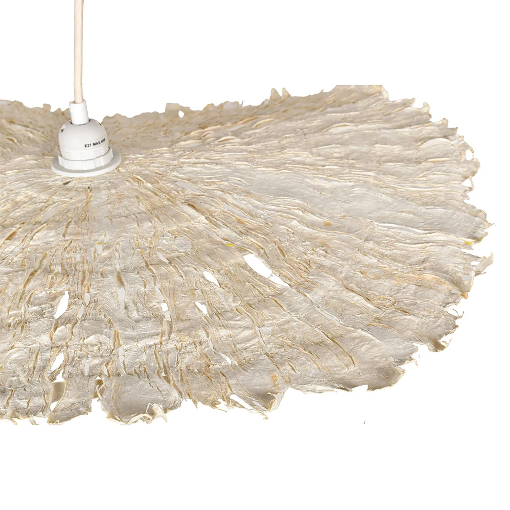 Abat-jour Pour Suspension Blanc Non électrifié D60cm - Louisette 3 Abat-jour Pour Suspension Blanc Non électrifié D60cm - Louisette – Image 3