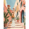 Affiche Femme Ruelle 30x40cm