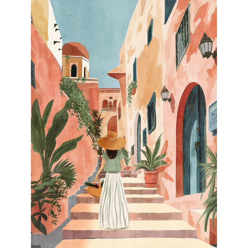 Affiche Femme Ruelle 30x40cm 1 Affiche Femme Ruelle 30x40cm