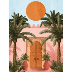 Affiche Palmiers 30x40cm