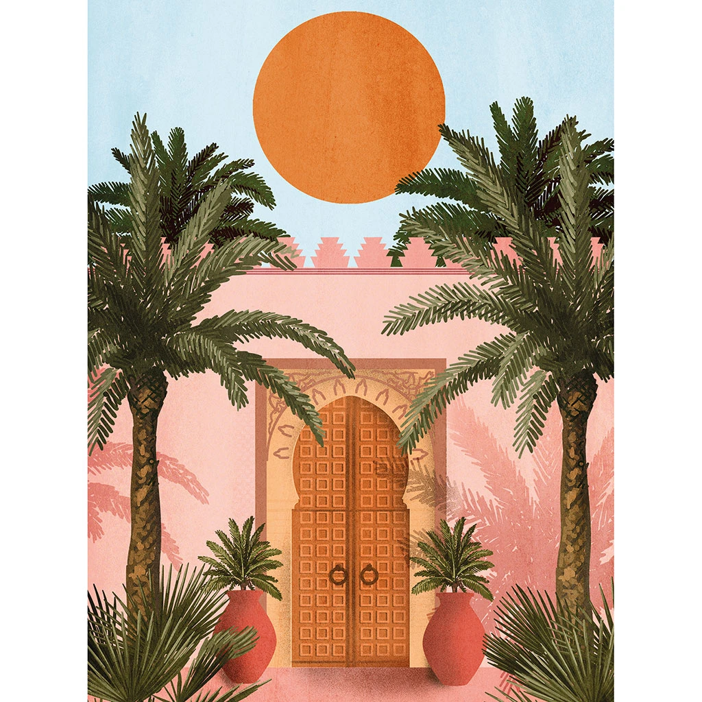 Affiche Palmiers 30x40cm 1 Affiche Palmiers 30x40cm