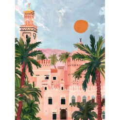 Affiche Village 30x40cm