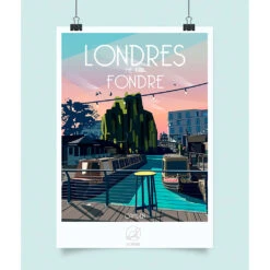 Affiche Ville Londres 42x59.4cm
