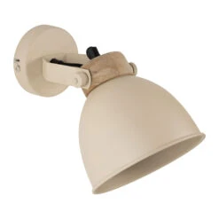 Applique En Fer Et Manguier Sable H27cm - Lowri