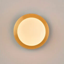 Applique En Metal Doré Et Verre Laiton D18cm Blanc - Manor 13 Applique En Metal Doré Et Verre Laiton D18cm Blanc - Manor -Magasin Général Pour La Maison applique en metal dore et verre laiton d18cm blanc manor 622503 622503 FRN07 WEB 1