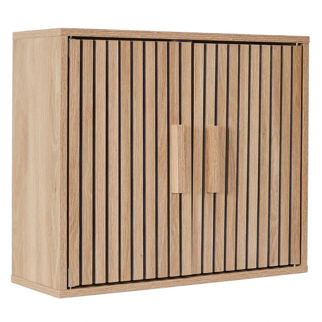 Armoire Murale 2 Portes En Bois 60xh50cm - Kara 1 Armoire Murale 2 Portes En Bois 60xh50cm - Kara