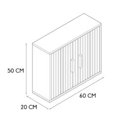 Armoire Murale 2 Portes En Bois 60xh50cm - Kara 7 Armoire Murale 2 Portes En Bois 60xh50cm - Kara -Magasin Général Pour La Maison armoire murale 2 portes en bois 60xh50cm kara 664442 664442 FRN04 WEB