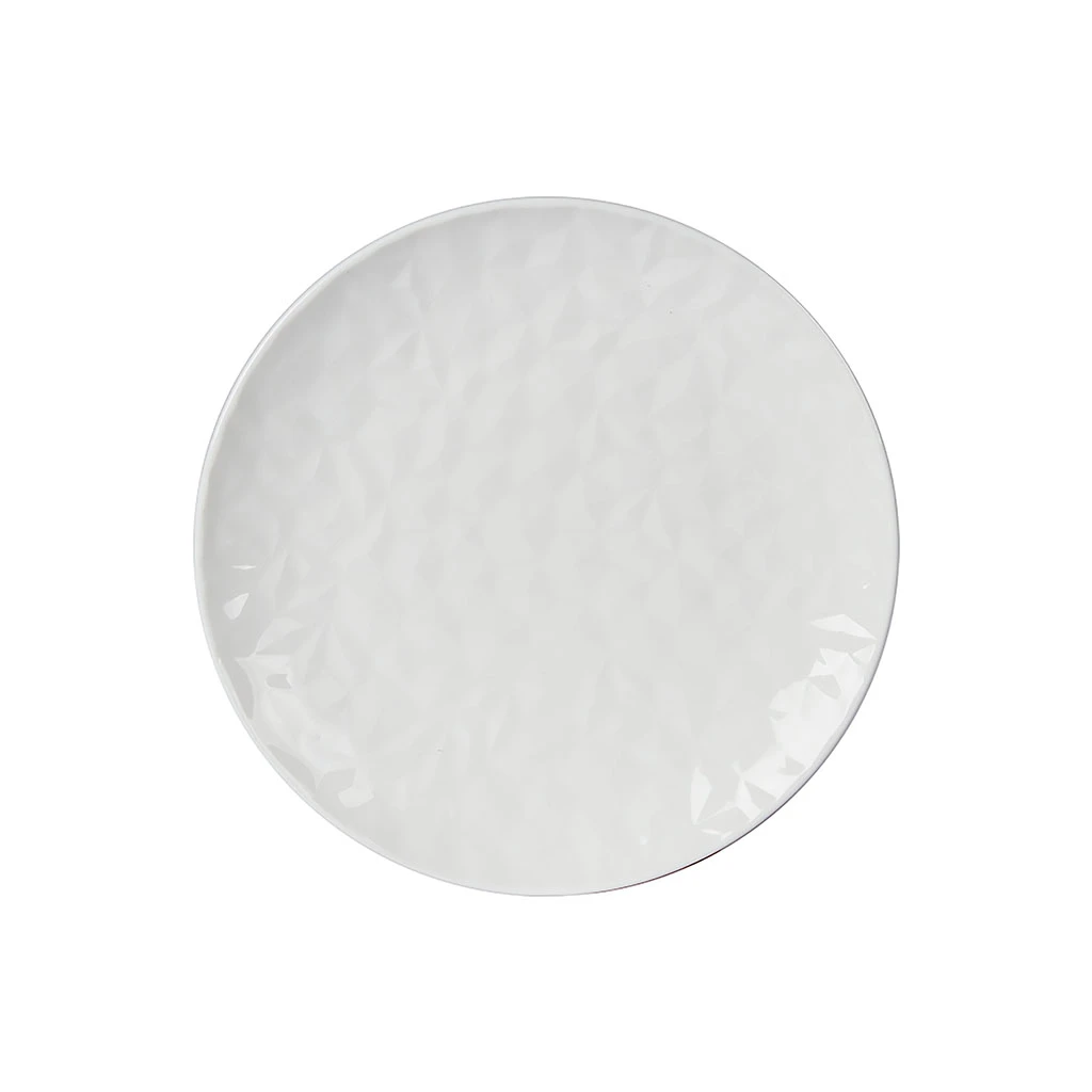 Assiette à Dessert En Porcelaine Blanc D20cm - Oasis 1 Assiette à Dessert En Porcelaine Blanc D20cm - Oasis