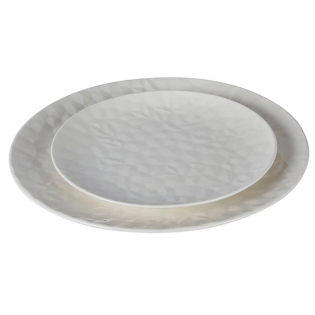 Assiette à Dessert En Porcelaine Blanc D20cm - Oasis 2 Assiette à Dessert En Porcelaine Blanc D20cm - Oasis – Image 2