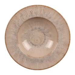 Assiette Calotte En Grès Beige D27cm - Akaris