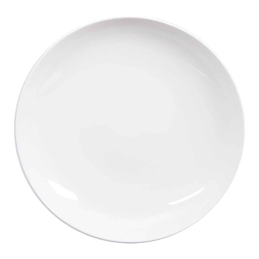 Assiette Calotte En Porcelaine Blanc D21.5cm - Selena 1 Assiette Calotte En Porcelaine Blanc D21.5cm - Selena