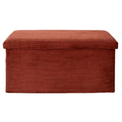 Banc Coffre Pliable En Tissu Côtelé Terracotta - Scarlett 6 Banc Coffre Pliable En Tissu Côtelé Terracotta - Scarlett -Magasin Général Pour La Maison banc coffre pliable en tissu cotele terracotta scarlett 673378 673378 FRN03 WEB
