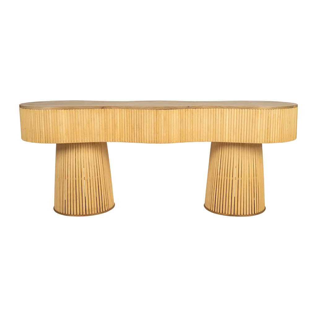 Banc En Bambou Et Sapin Naturel - Saori 1 Banc En Bambou Et Sapin Naturel - Saori