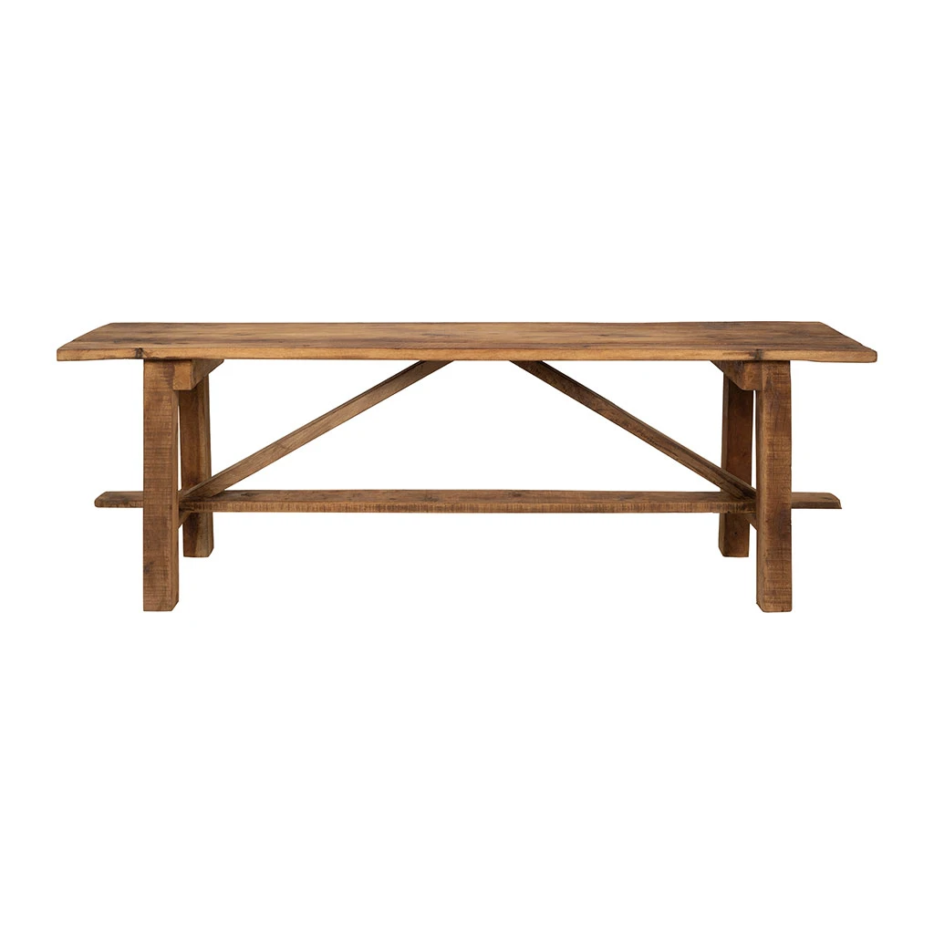 Banc En Bois Recyclé Naturel - Campagne 1 Banc En Bois Recyclé Naturel - Campagne