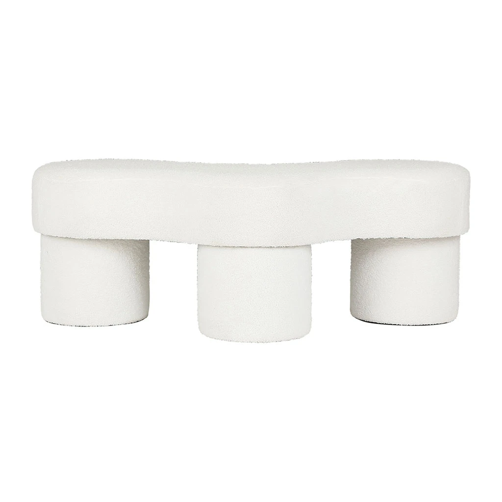 Banc Bouclette Et Fer Blanc - Organic 3 Banc Bouclette Et Fer Blanc - Organic – Image 3