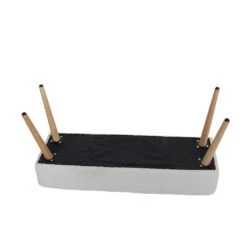 Banc En Tissu Bouclette Ecru - Popy 7 Banc En Tissu Bouclette Ecru - Popy -Magasin Général Pour La Maison banc en tissu ecru popy 662256 662256 FRN04 WEB