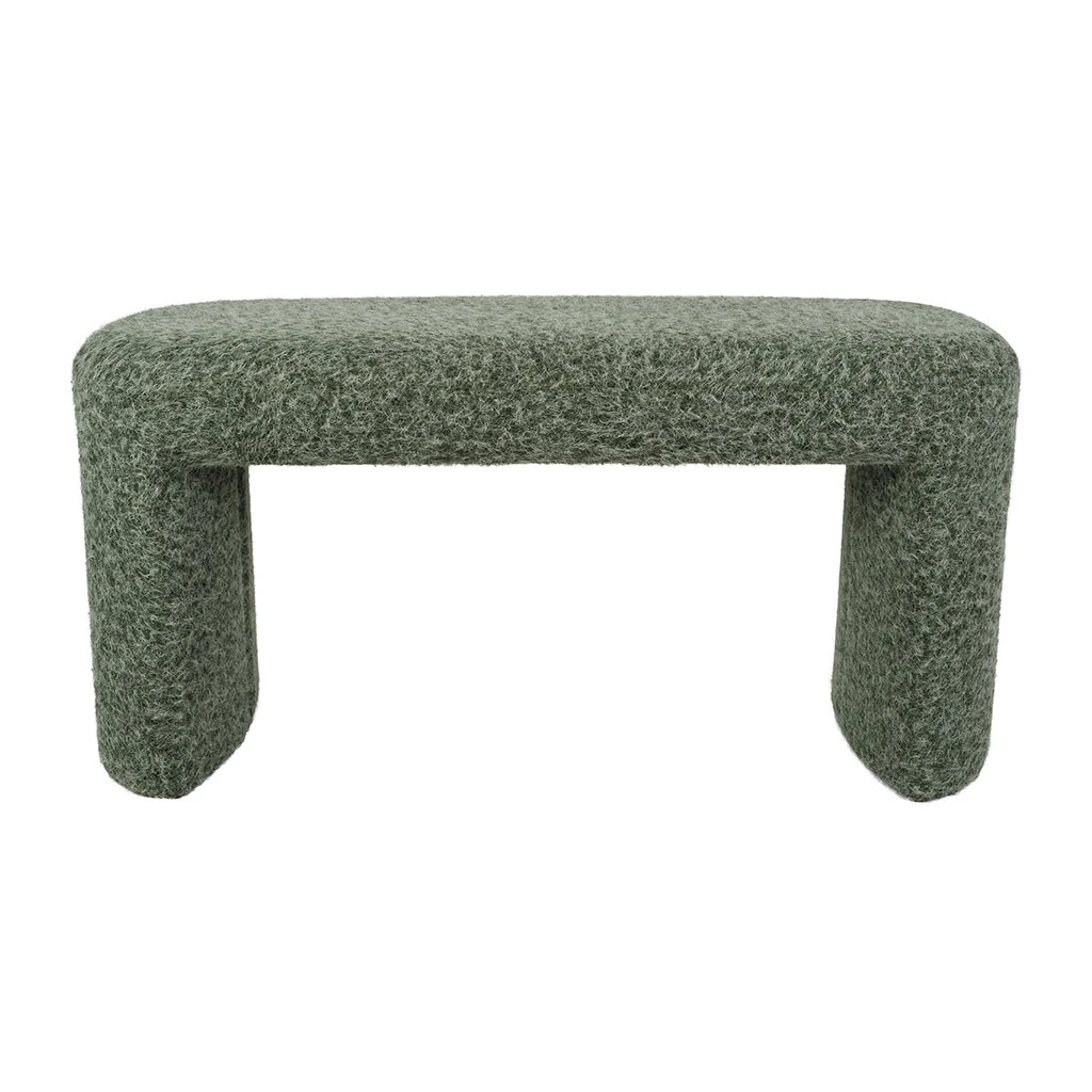 Banc En Tissu Kaki - Tessia 1 Banc En Tissu Kaki - Tessia