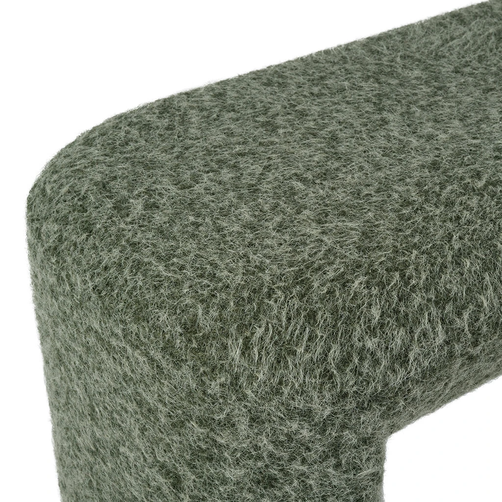 Banc En Tissu Kaki - Tessia 3 Banc En Tissu Kaki - Tessia – Image 3