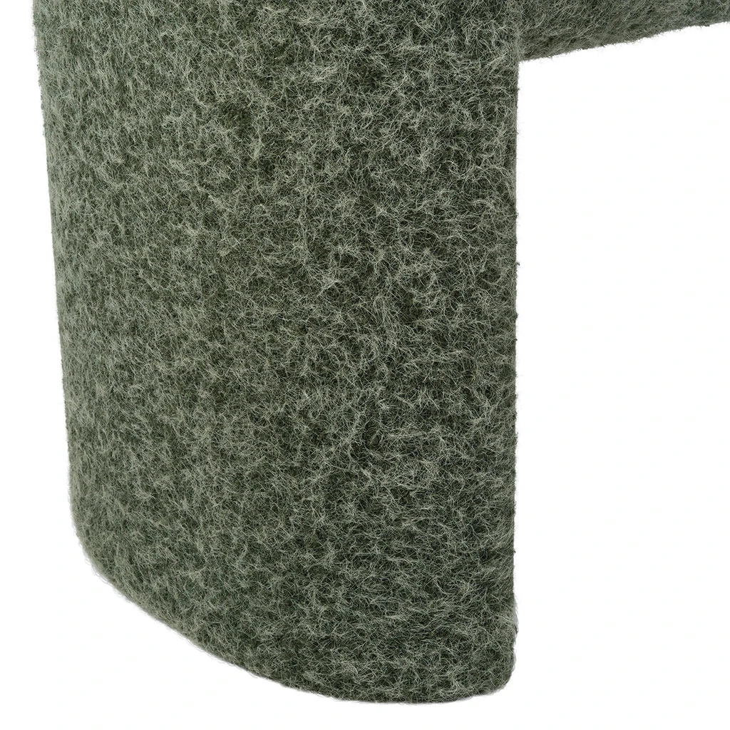 Banc En Tissu Kaki - Tessia 4 Banc En Tissu Kaki - Tessia – Image 4