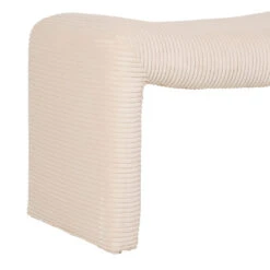 Banc En Velours Côtelé écru - Minimal 5 Banc En Velours Côtelé écru - Minimal -Magasin Général Pour La Maison banc en velours cotele ecru minimal 78242 78242 DET02 WEB