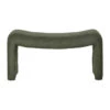 Banc En Velours Côtelé Vert - Minimal