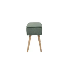 Banc En Velours Côtelé Vert - Popy -Magasin Général Pour La Maison banc en velours cotele vert popy 662257 662257 FRN03 WEB