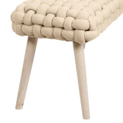 Banc Naturel En Tissu Et Pin - Element 9 Banc Naturel En Tissu Et Pin - Element -Magasin Général Pour La Maison banc naturel en tissu et pin element 76836 76836 DET03 WEB 1