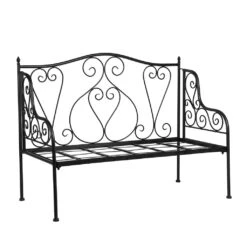 Banquette 2 Places En Fer Forge Brun - Volute 10 Banquette 2 Places En Fer Forge Brun - Volute -Magasin Général Pour La Maison banquette 2 places en fer forge brun volute 699 699 DET03 WEB 1