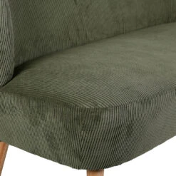 Banquette 2 Places En Velours Côtelé Kaki - Eleonor 9 Banquette 2 Places En Velours Côtelé Kaki - Eleonor -Magasin Général Pour La Maison banquette 2 places en velours cotele kaki eleonor 320040 320040 DET03 WEB