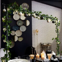 Barre Décorative De Table Ajustable Noir