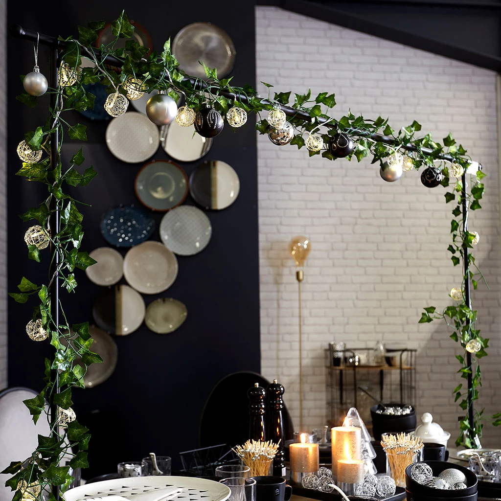 Barre Décorative De Table Ajustable Noir 1 Barre Décorative De Table Ajustable Noir