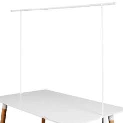 Barre Decorative De Table Ajustable Blanc