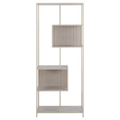 Bibliothèque En Acier Gris H185cm - Seaford -Magasin Général Pour La Maison bibliotheque en acier gris h185cm seaford 698975 698975 FRN07 WEB 1