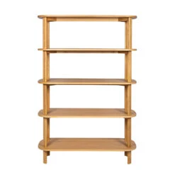 Bibliothèque Siro En Chêne Naturel 110x40xh170cm