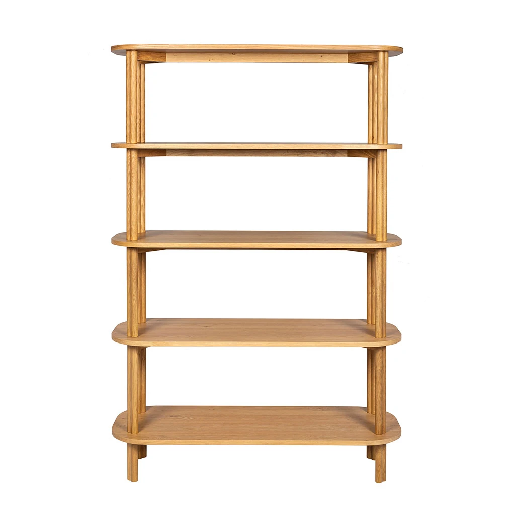 Bibliothèque Siro En Chêne Naturel 110x40xh170cm 1 Bibliothèque Siro En Chêne Naturel 110x40xh170cm