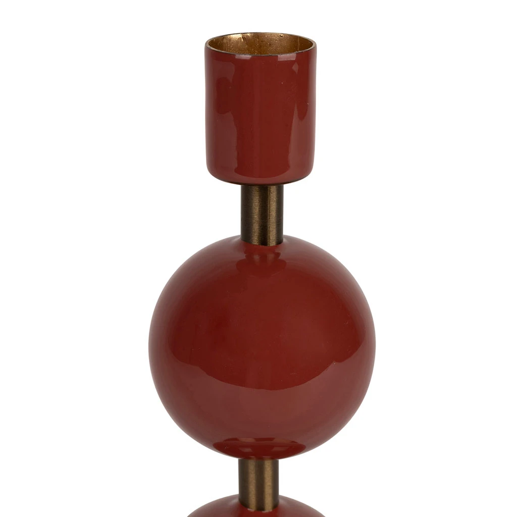 Bougeoir X3 En Fer Multicolore H19cm - Sybellia 2 Bougeoir X3 En Fer Multicolore H19cm - Sybellia – Image 2