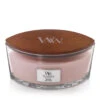 WoodWick Bougie Ellipse Parfumée Bois De Rose
