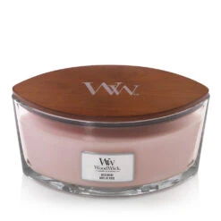 WoodWick Bougie Ellipse Parfumée Bois De Rose