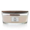 WoodWick Bougie Ellipse Parfumée Miel Blanc