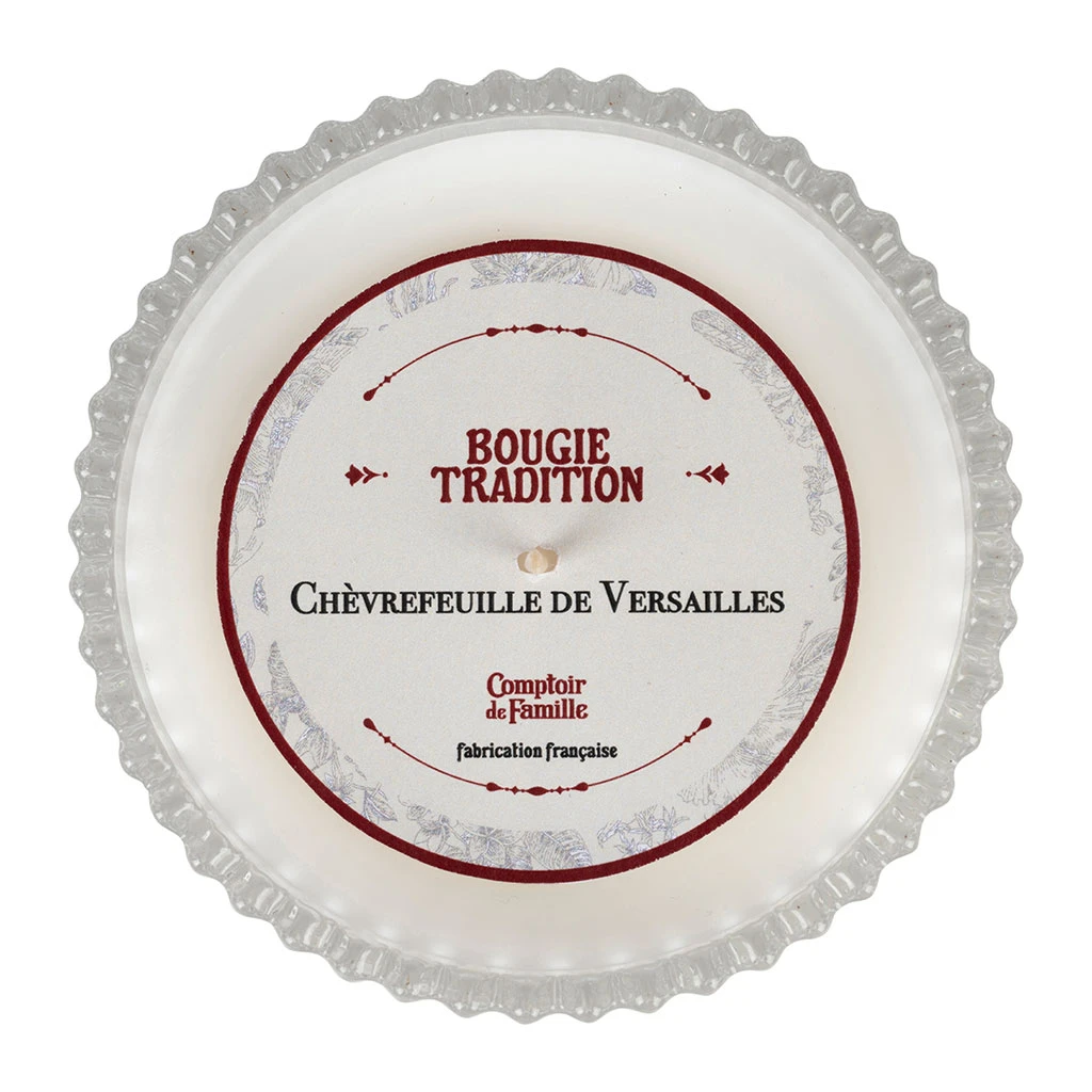 Bougie En Verre Parfumée Chèvrefeuille - Tradition 3 Bougie En Verre Parfumée Chèvrefeuille - Tradition – Image 3