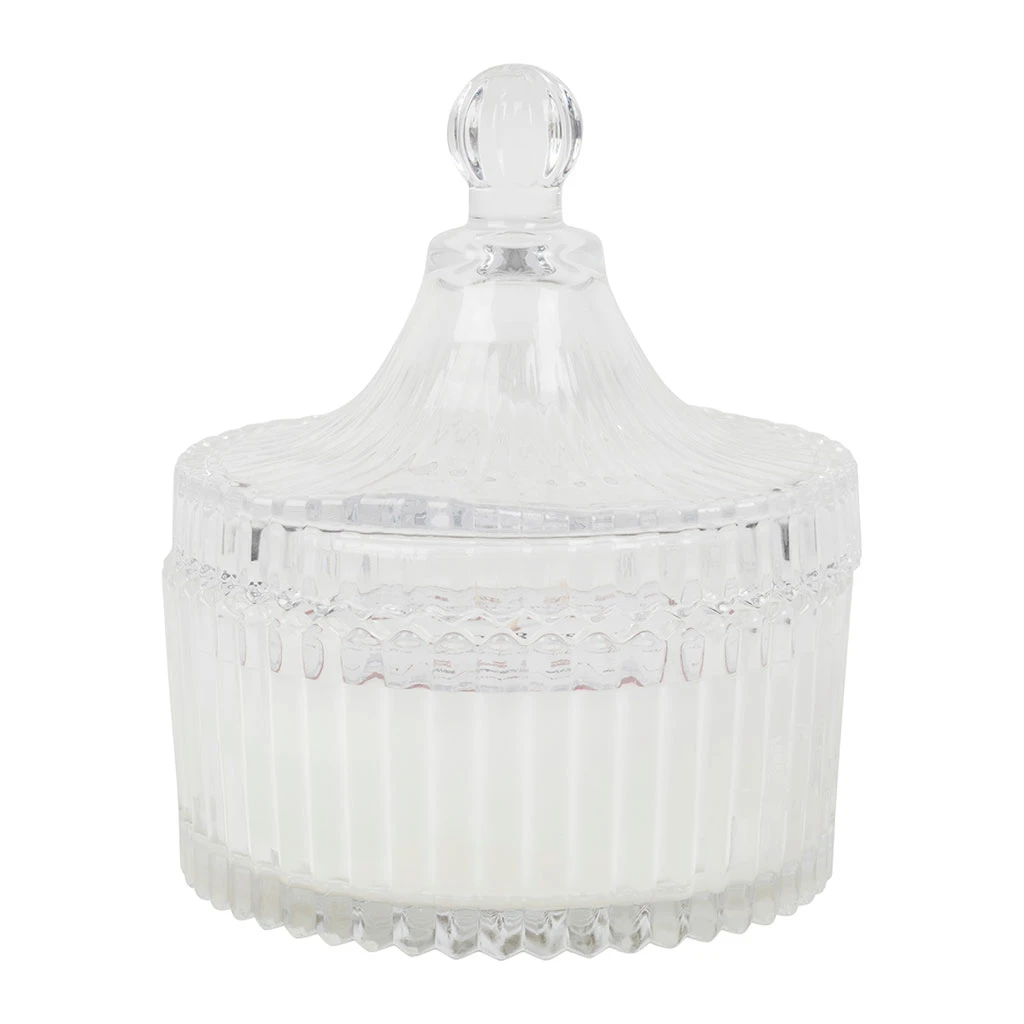 Bougie En Verre Senteur Abricot 180g 1 Bougie En Verre Senteur Abricot 180g